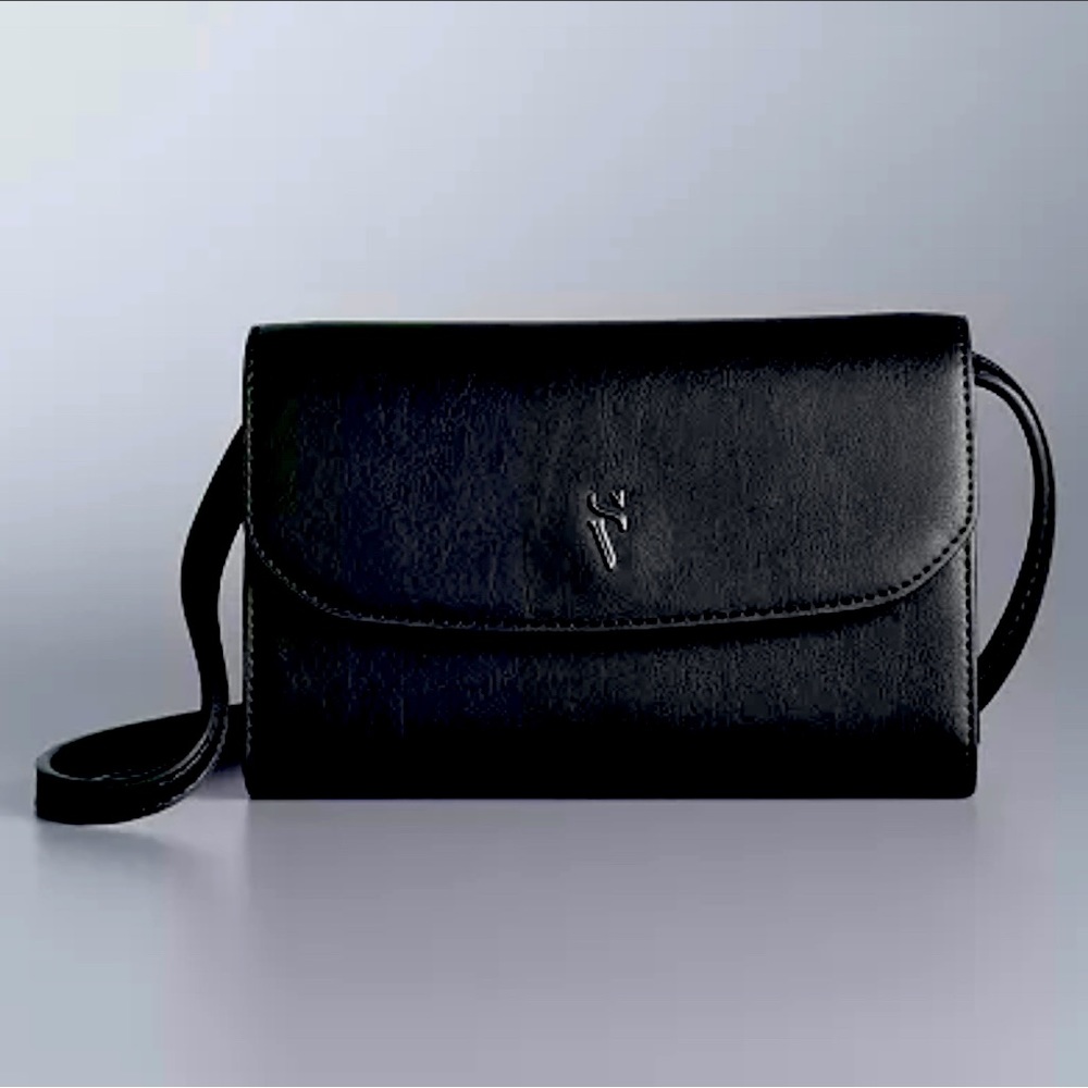 Vera Wang Crossbody Black Purse